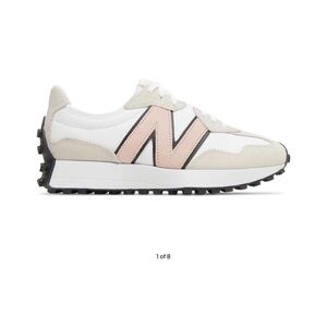 New Balance 327 white pink haze